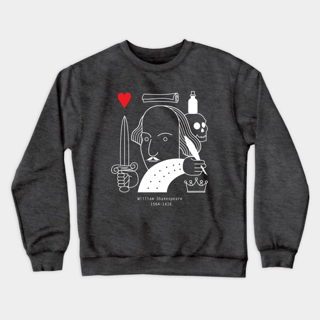 Shakespeare in Love Crewneck Sweatshirt by Dear Reader